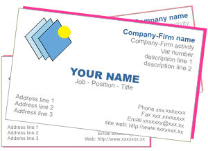 Make professional business cards